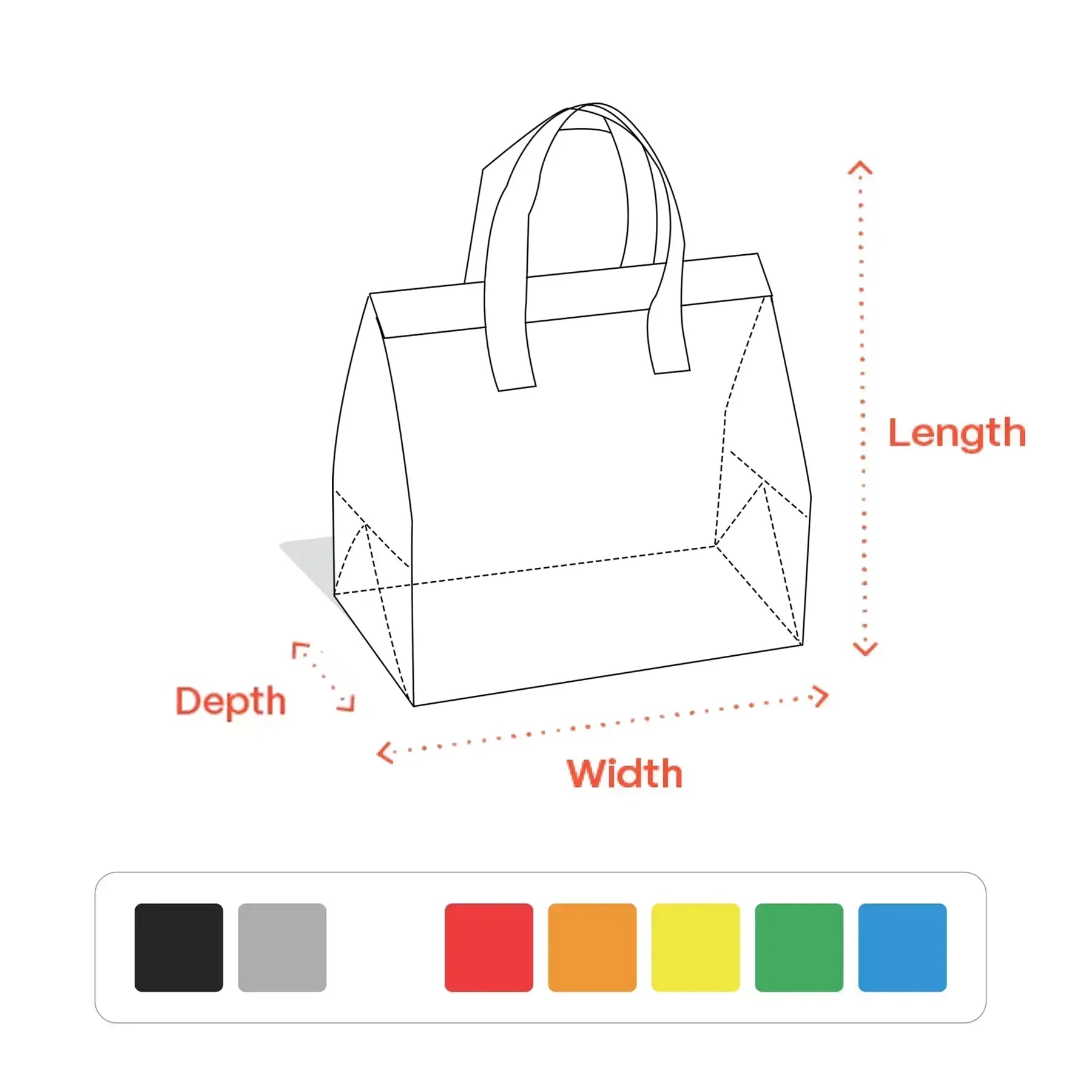 Insulated Food Delivery Cooler Bag