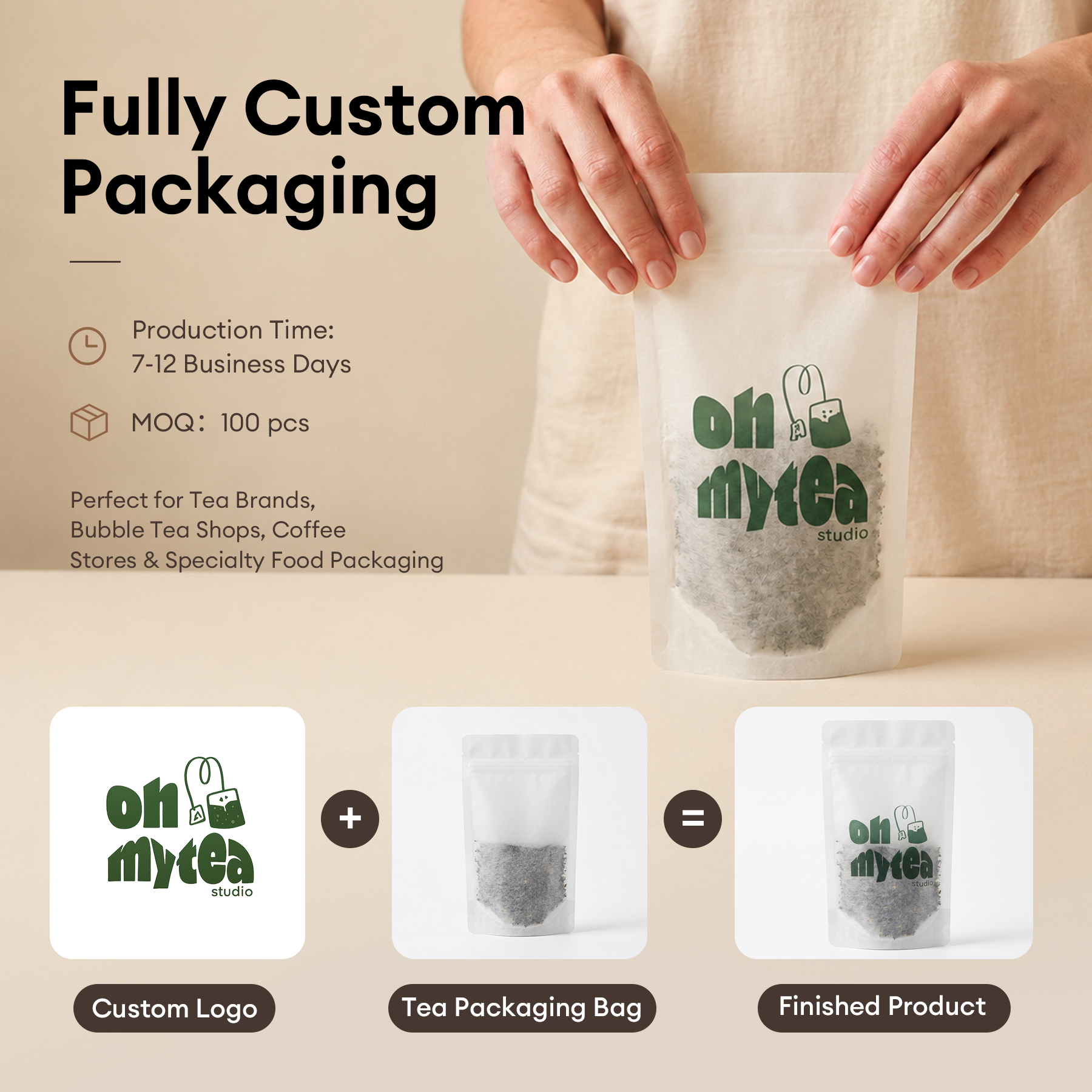 Tissue Paper Coffee Pouch