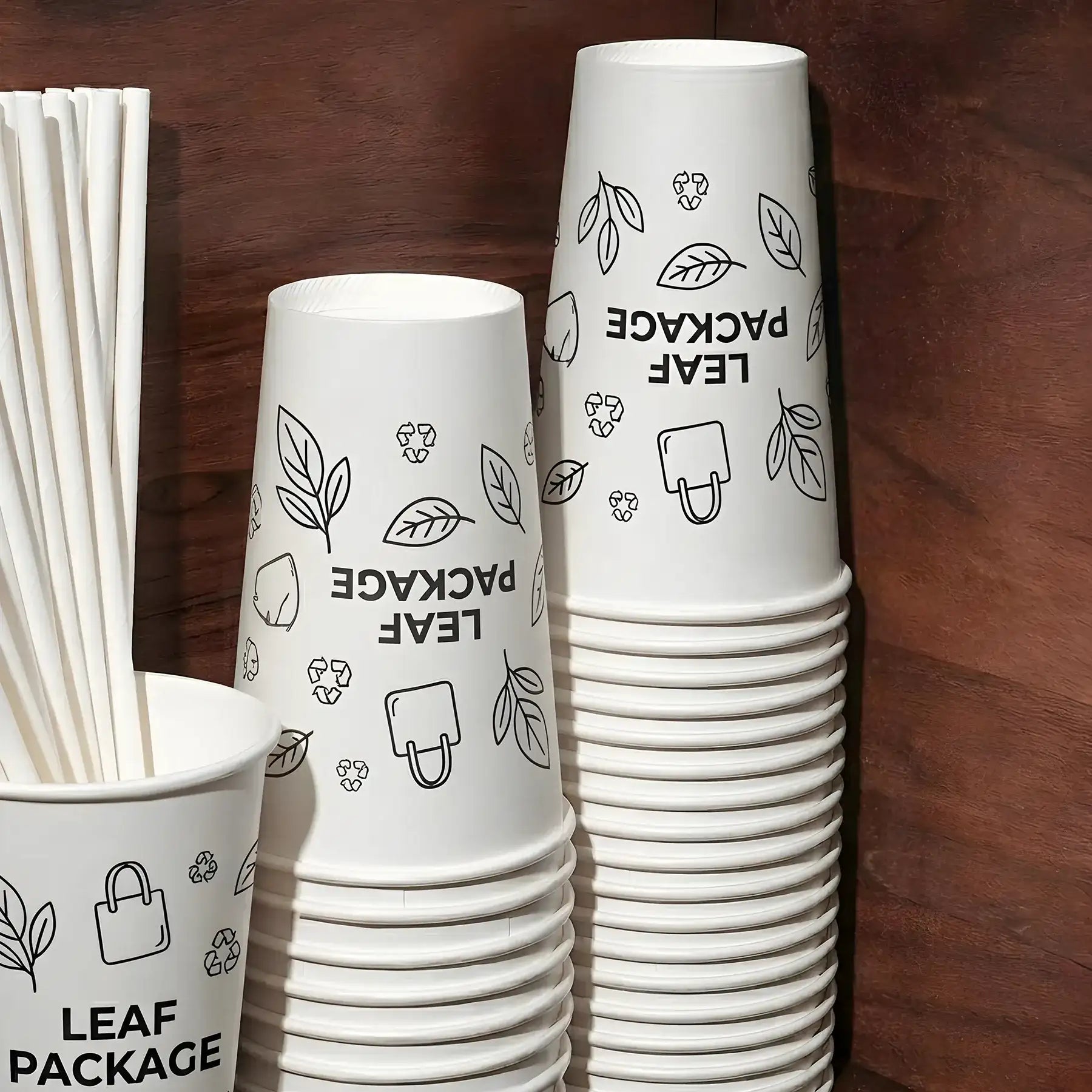 22oz Printed Single Wall Coffee Cups
