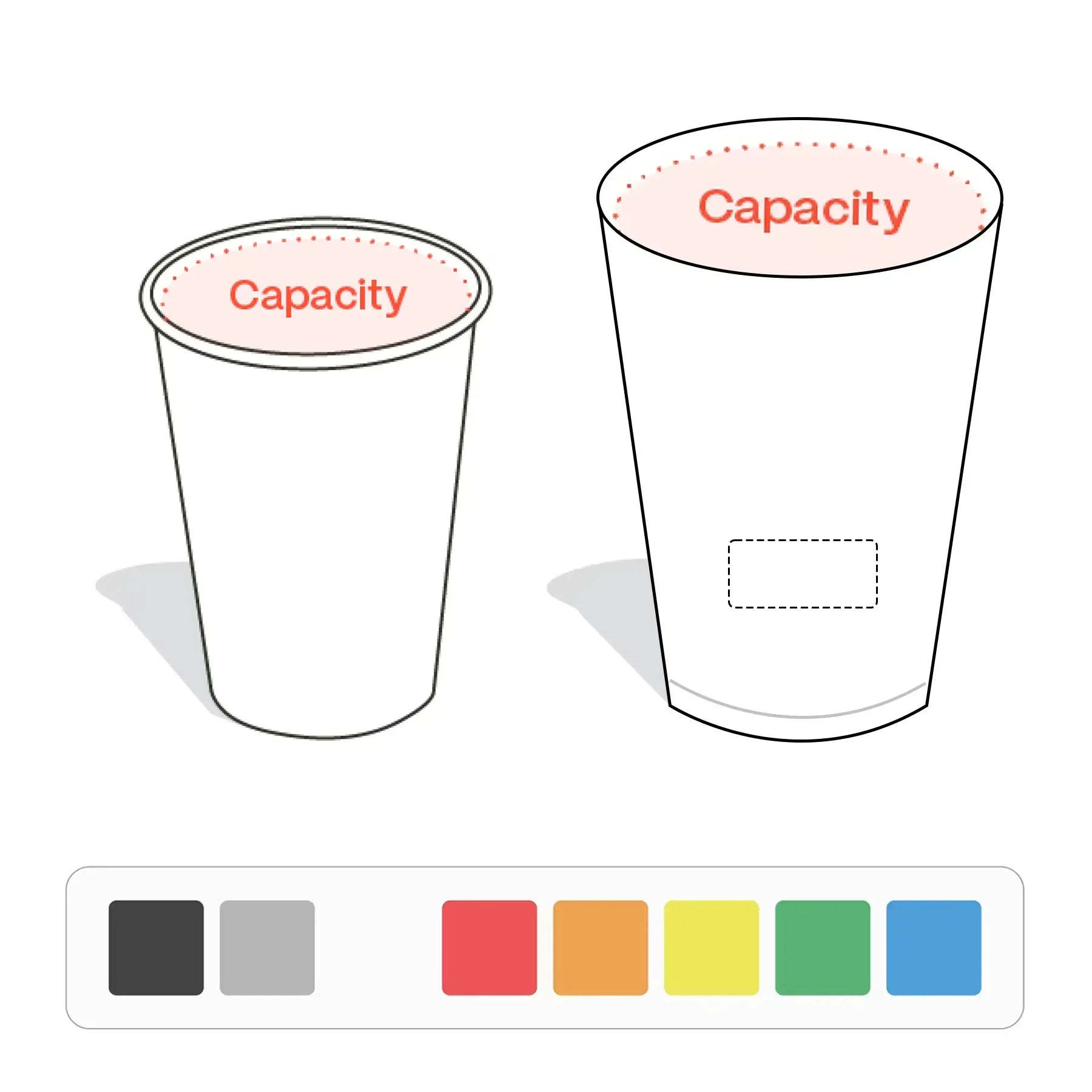 Printed Mystery Coffee Cups