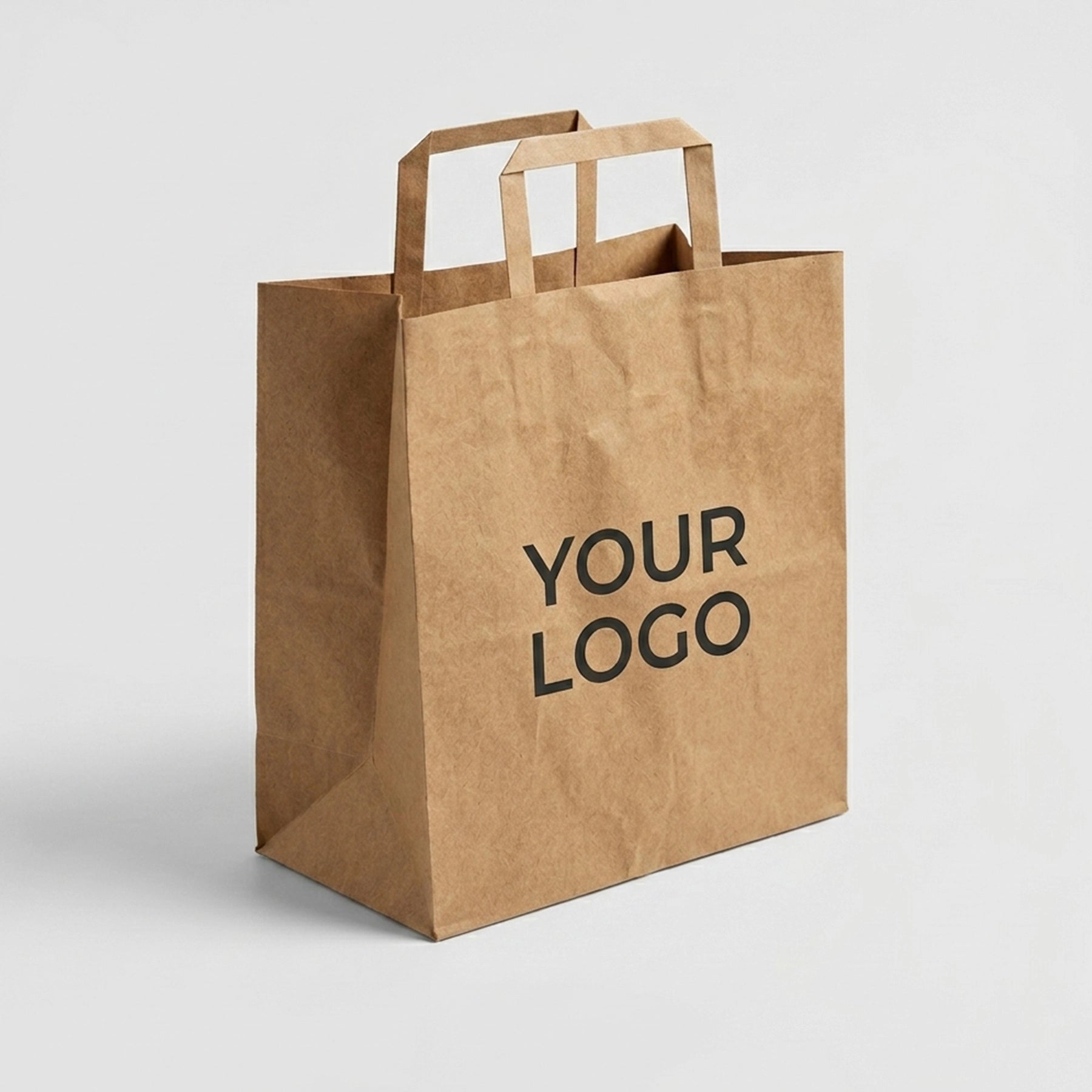 Flat Handle Paper Bags