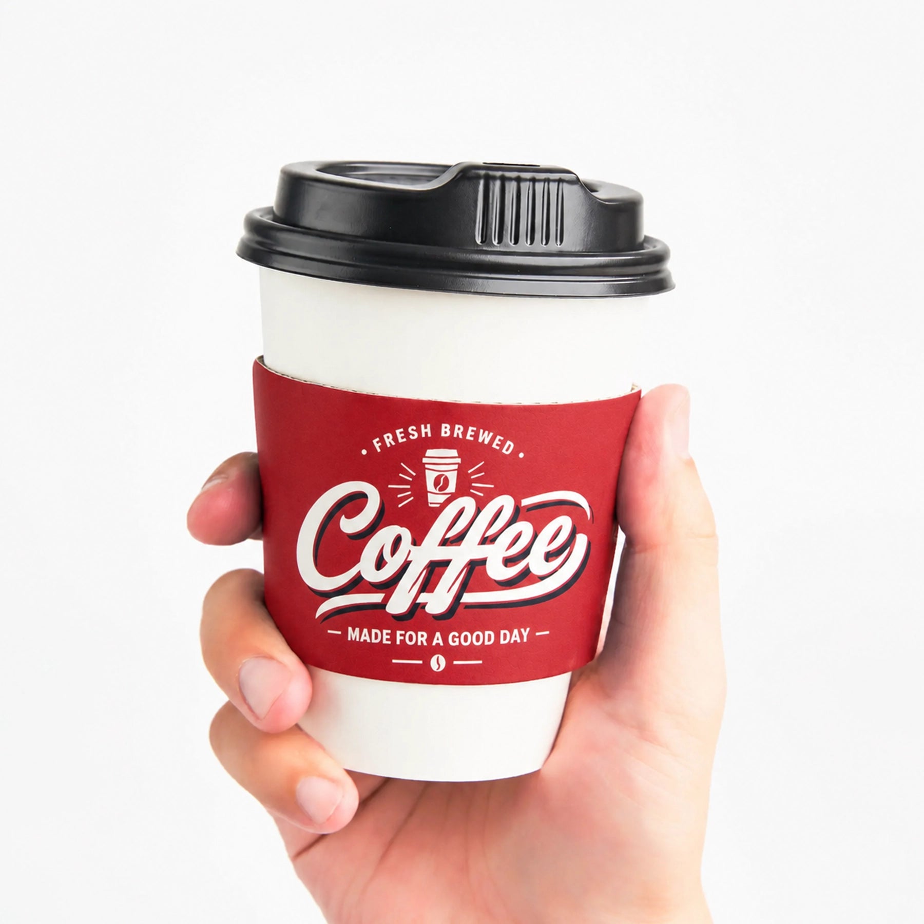 Printed Coffee Cup Sleeves