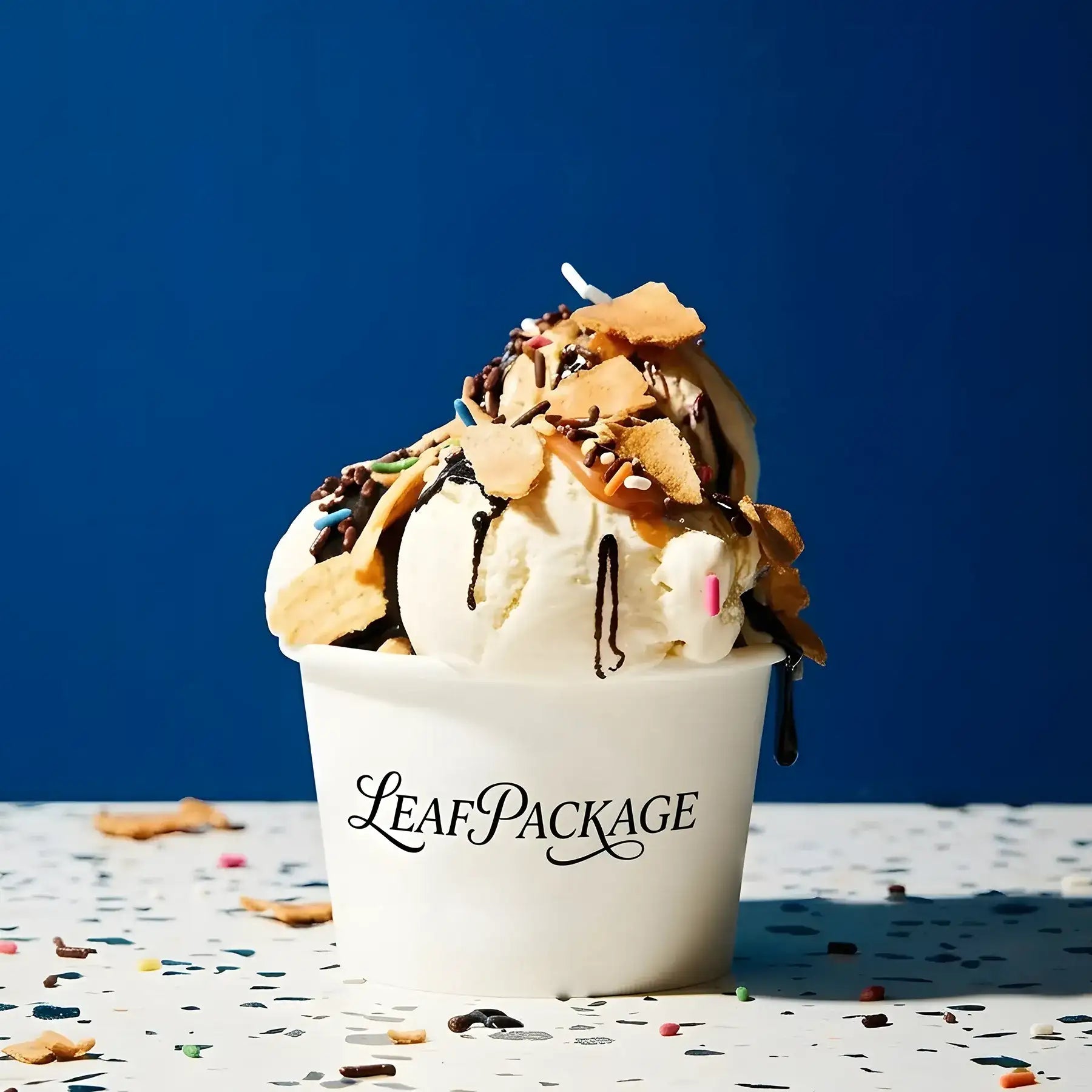3oz White Paper Ice Cream Cups for Samples