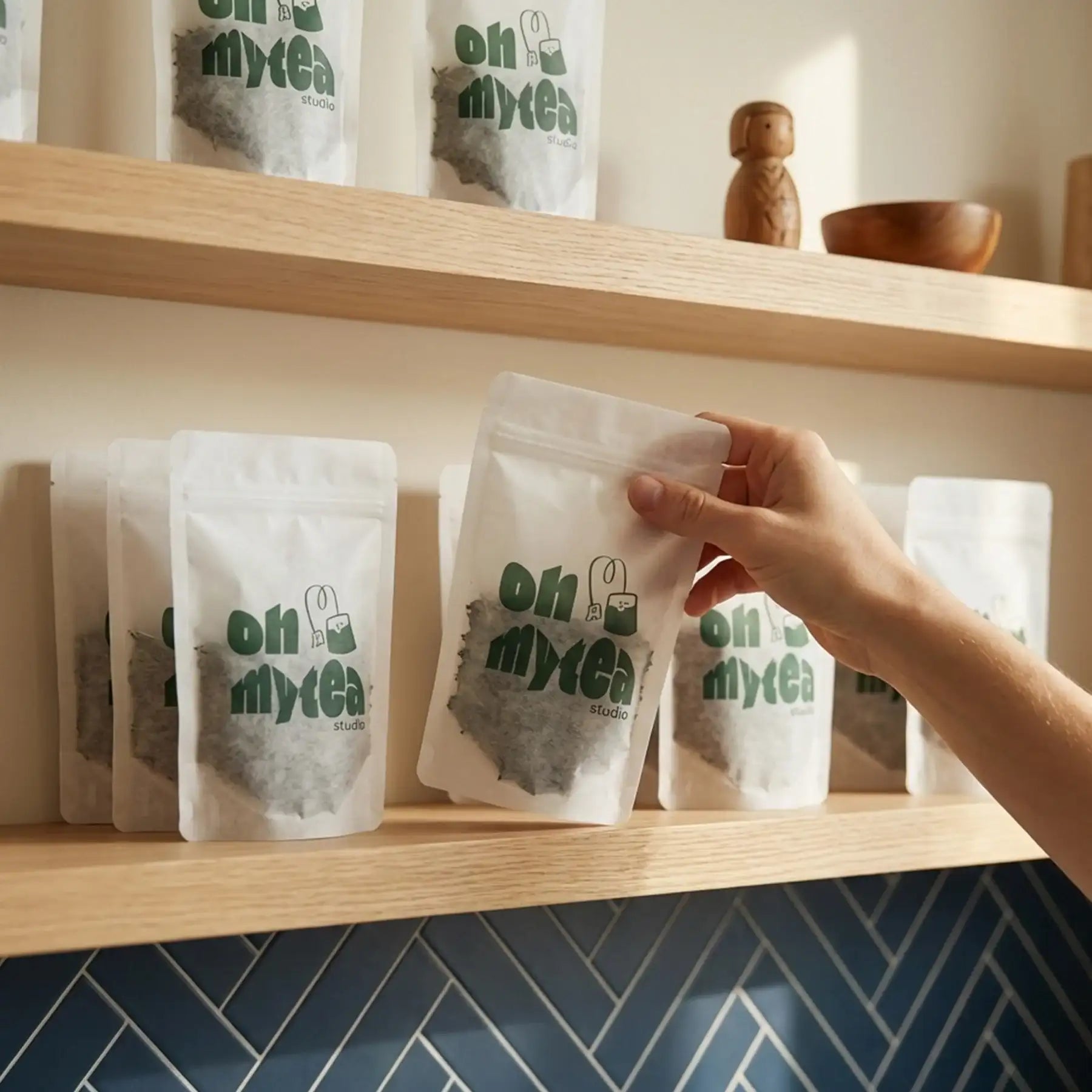 Tissue Paper Pouch for Tea