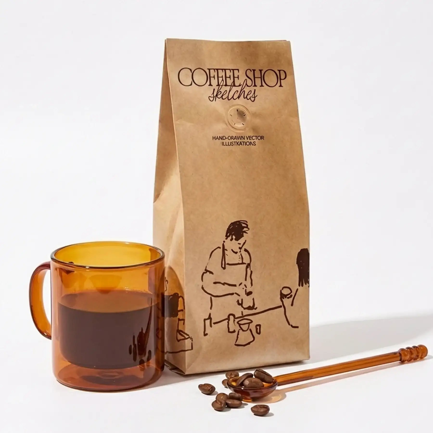 Kraft Paper Gusseted Bag
