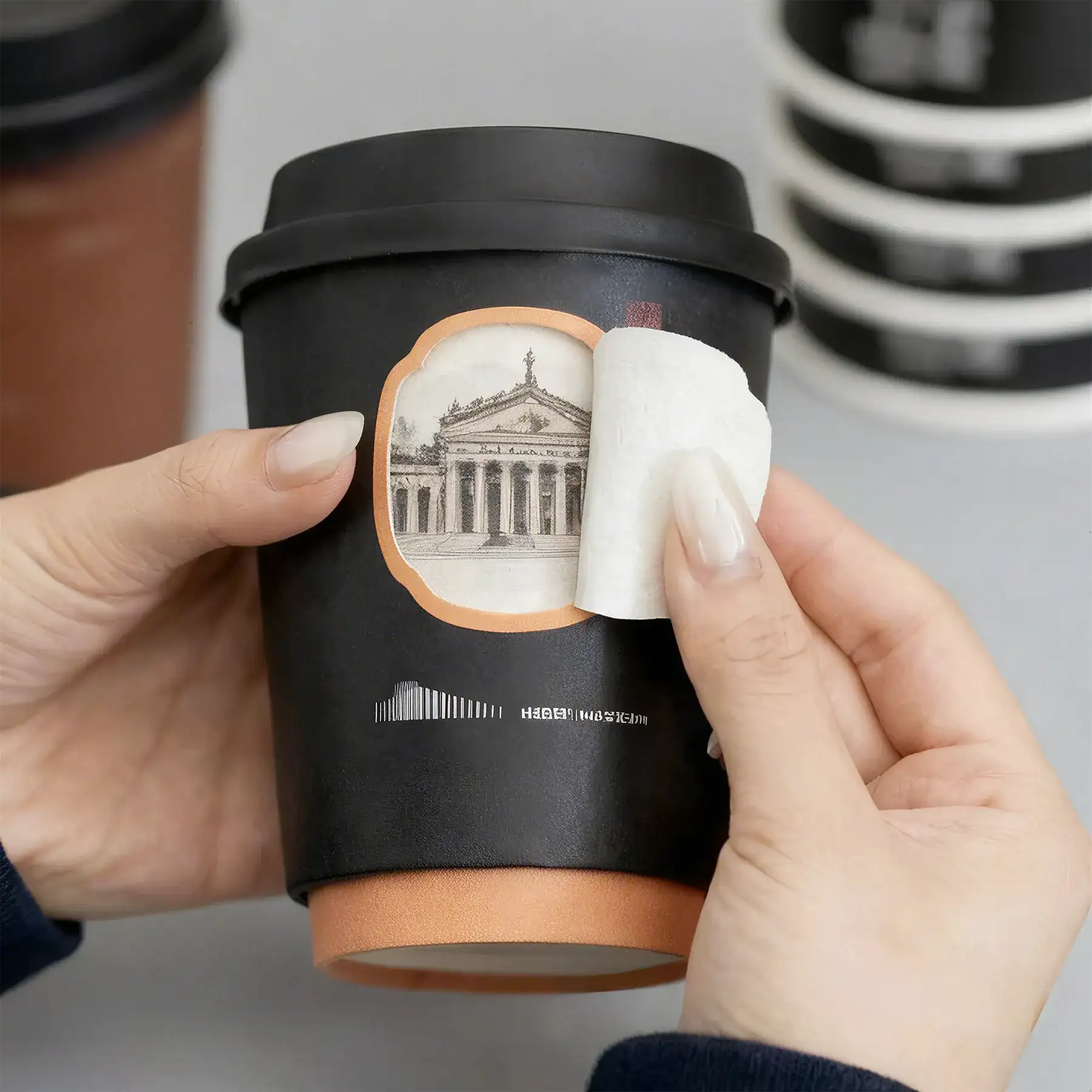 Hollow Rotating Paper Cups