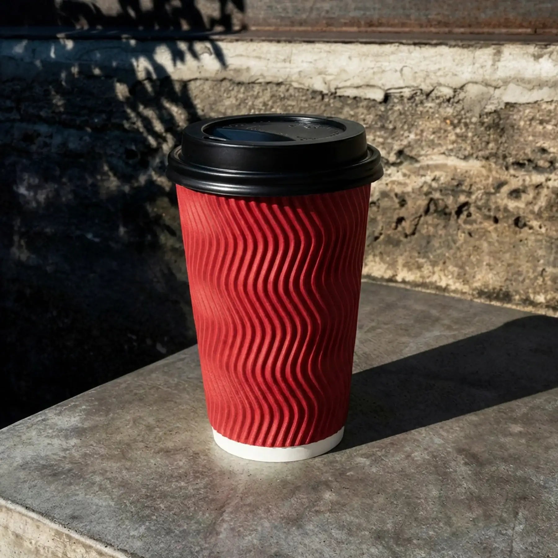 Bulk Colorful Ripple Wall Paper Cups