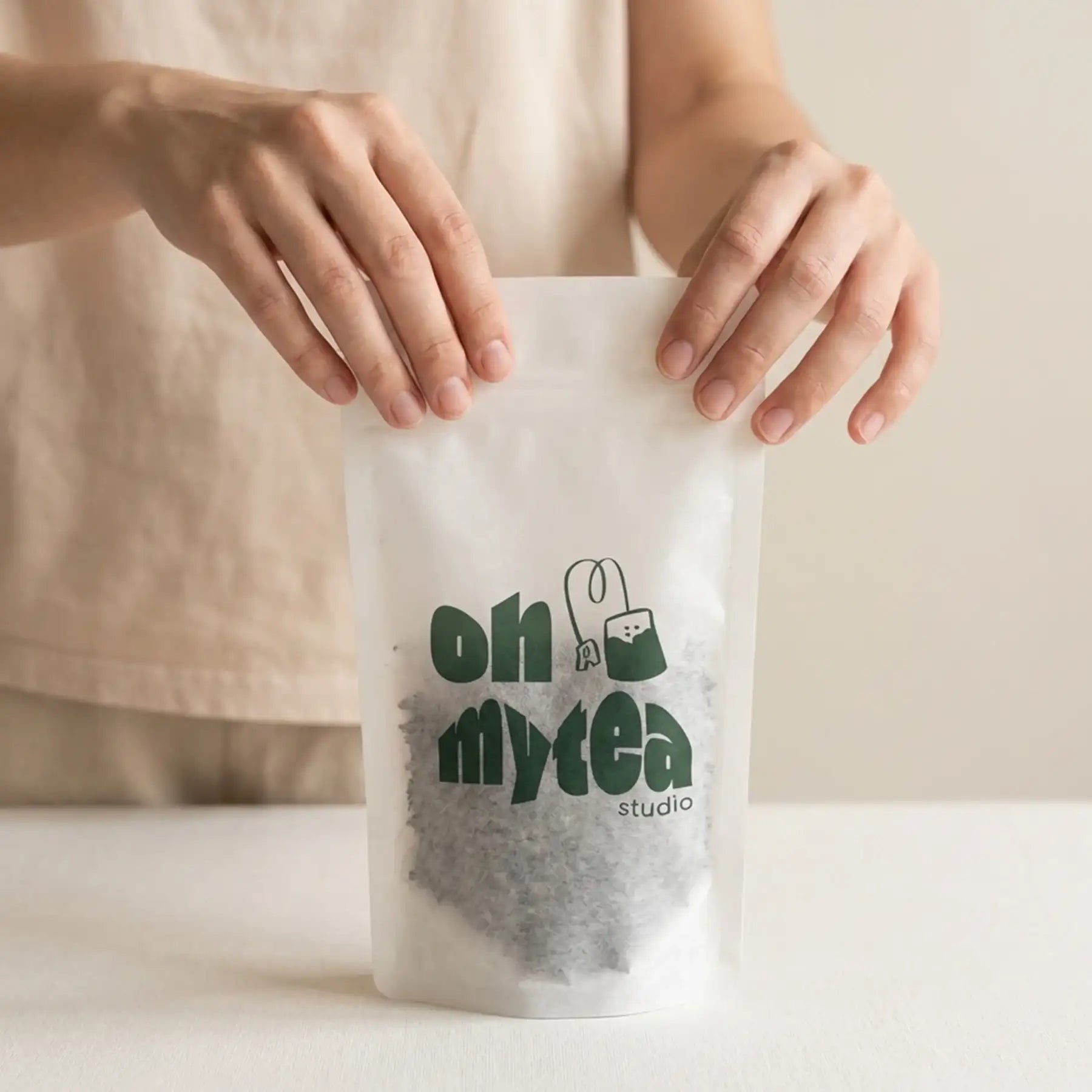 Tissue Paper Pouch for Tea