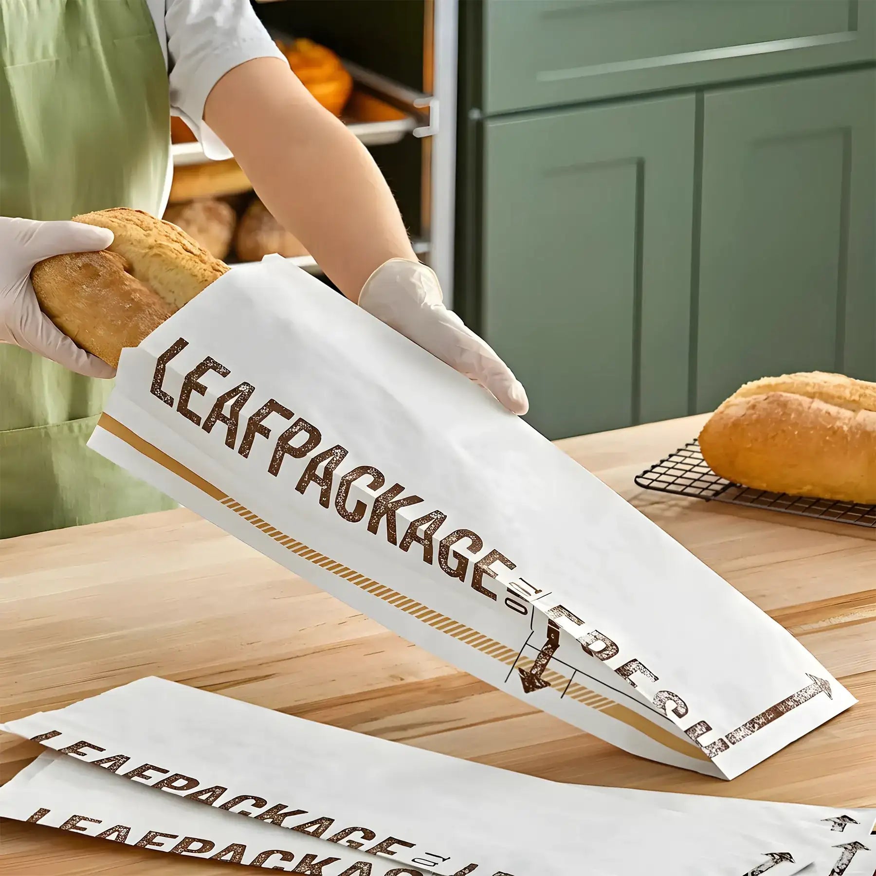 Long Kraft Bread Bags