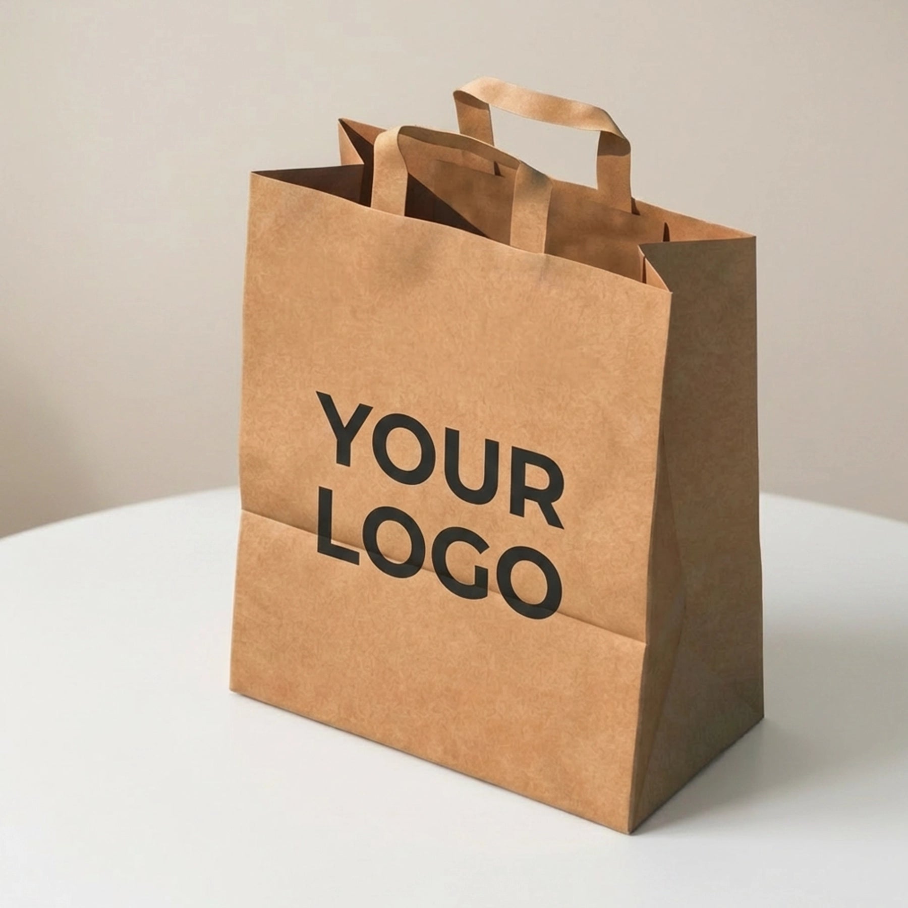 Flat Handle Paper Bags