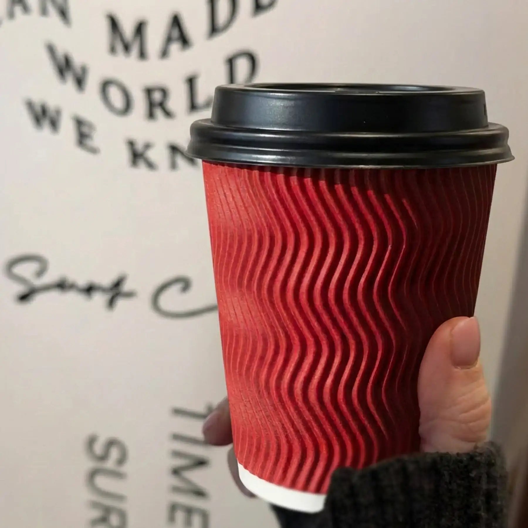 Bulk Colorful Ripple Wall Paper Cups