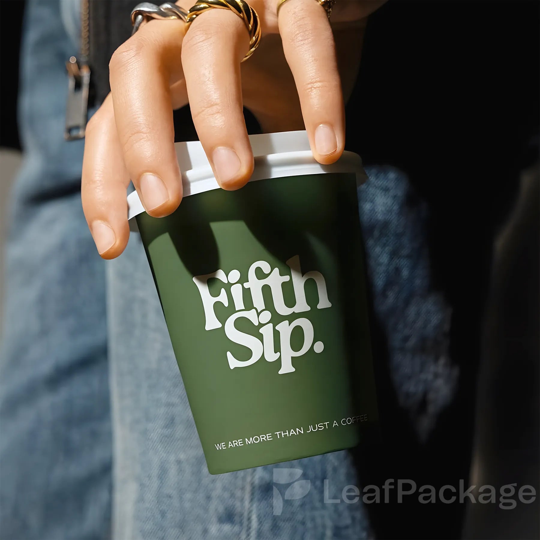 Printed Single Wall Coffee Cups