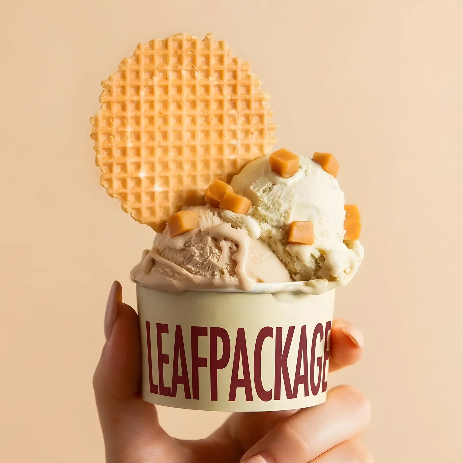 3oz White Paper Ice Cream Cups for Samples