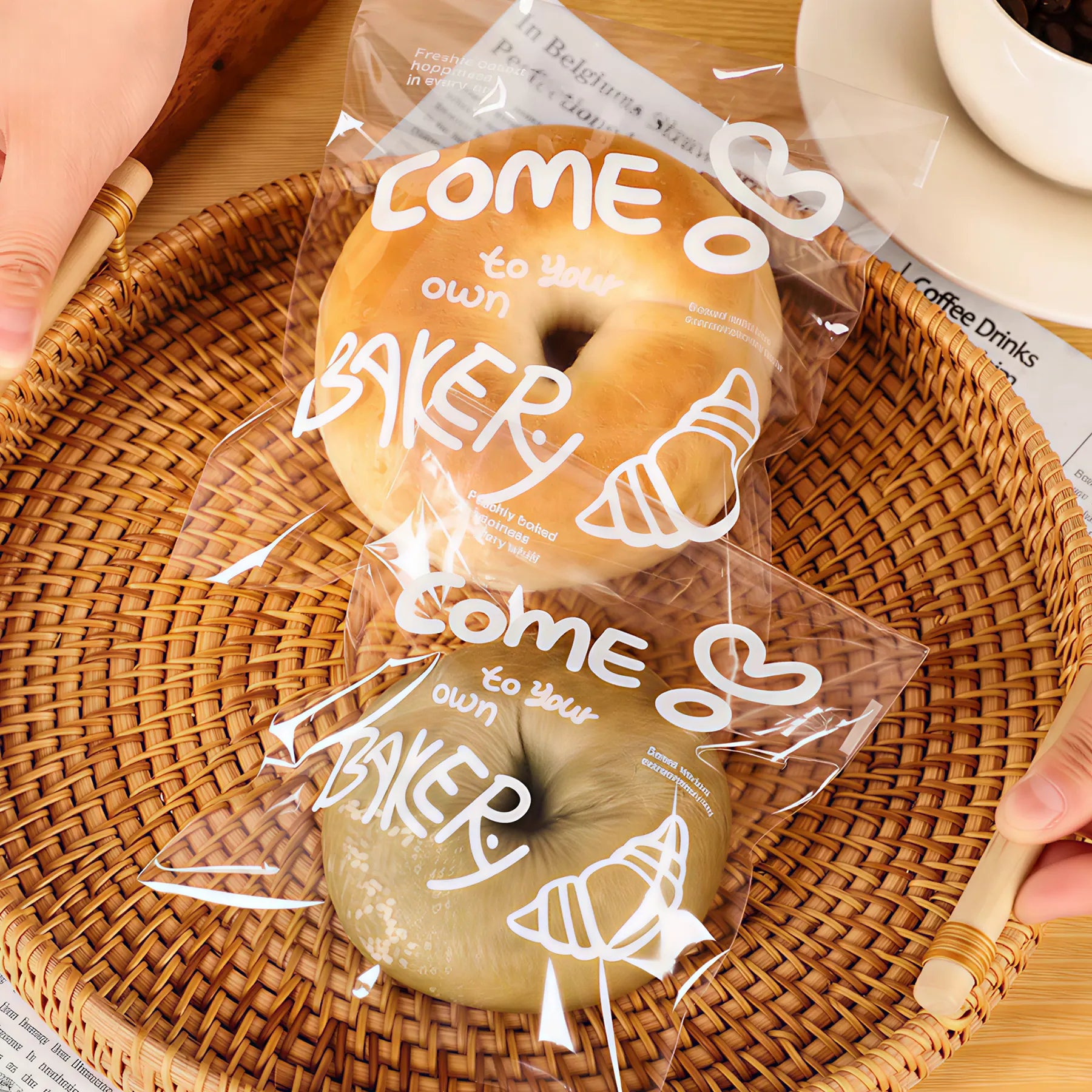 Clear Bakery Treat Bags