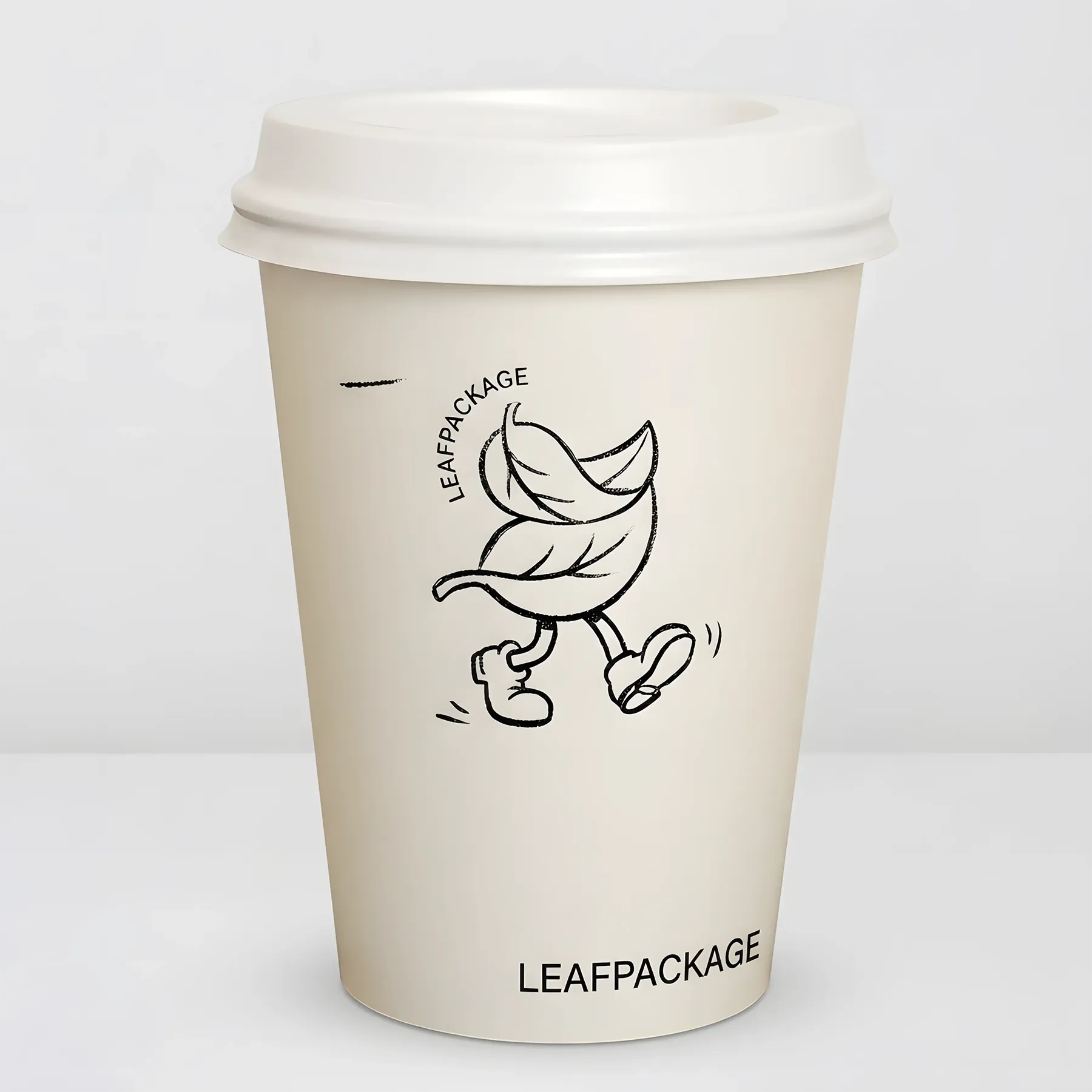 16oz Printed Single Wall Coffee Cups