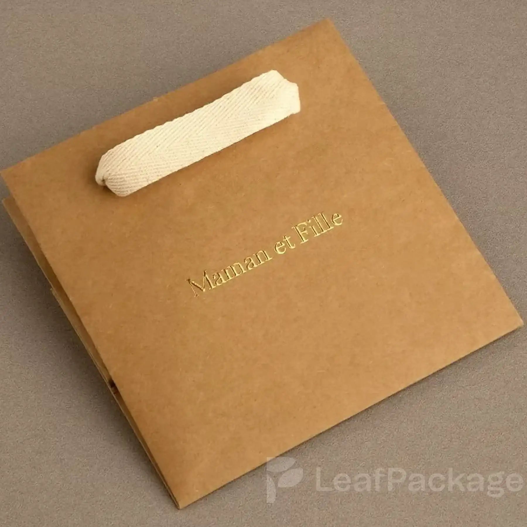 Eco-Friendly Kraft Paper Shopping Bag