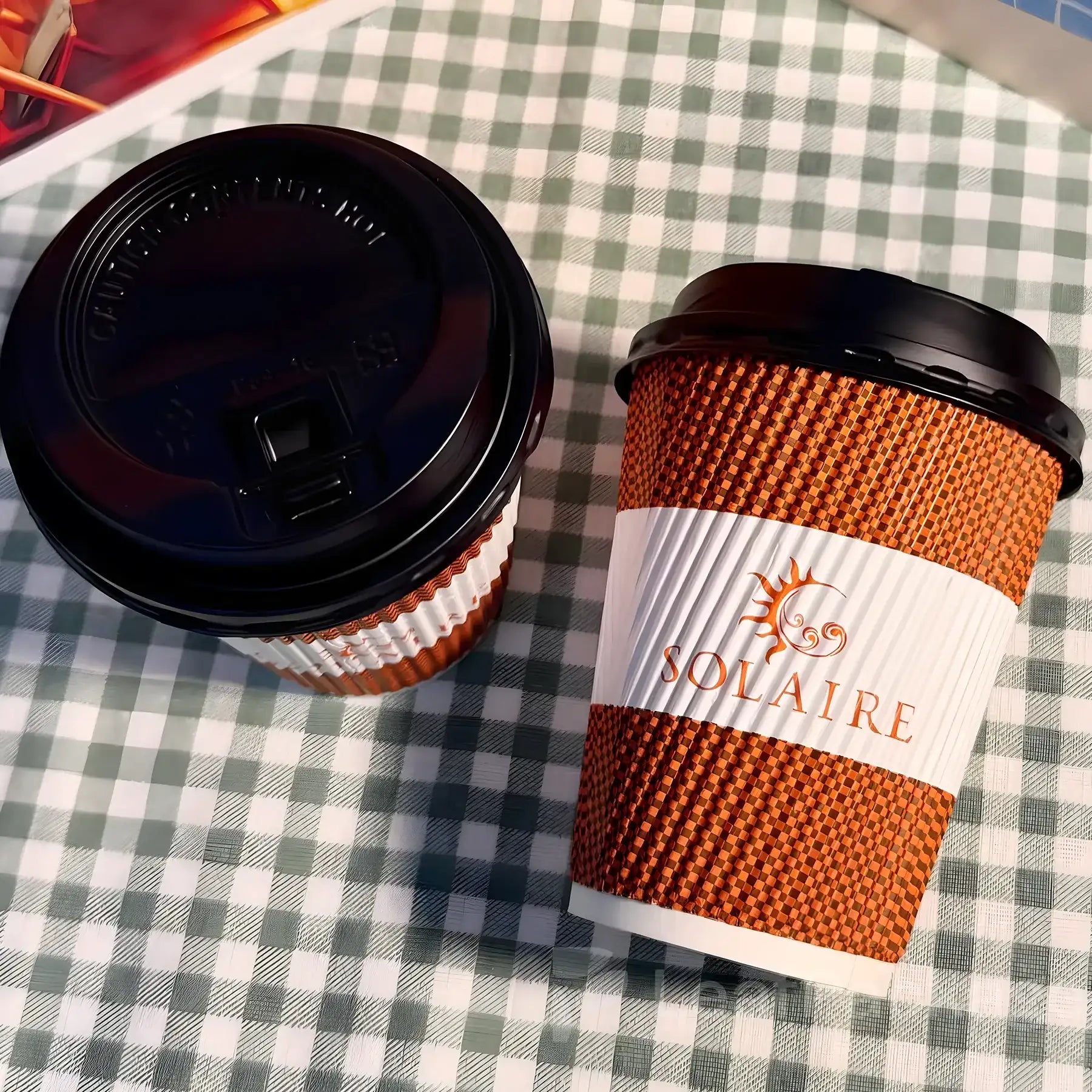 Branded Corrugated Paper Coffee Cups