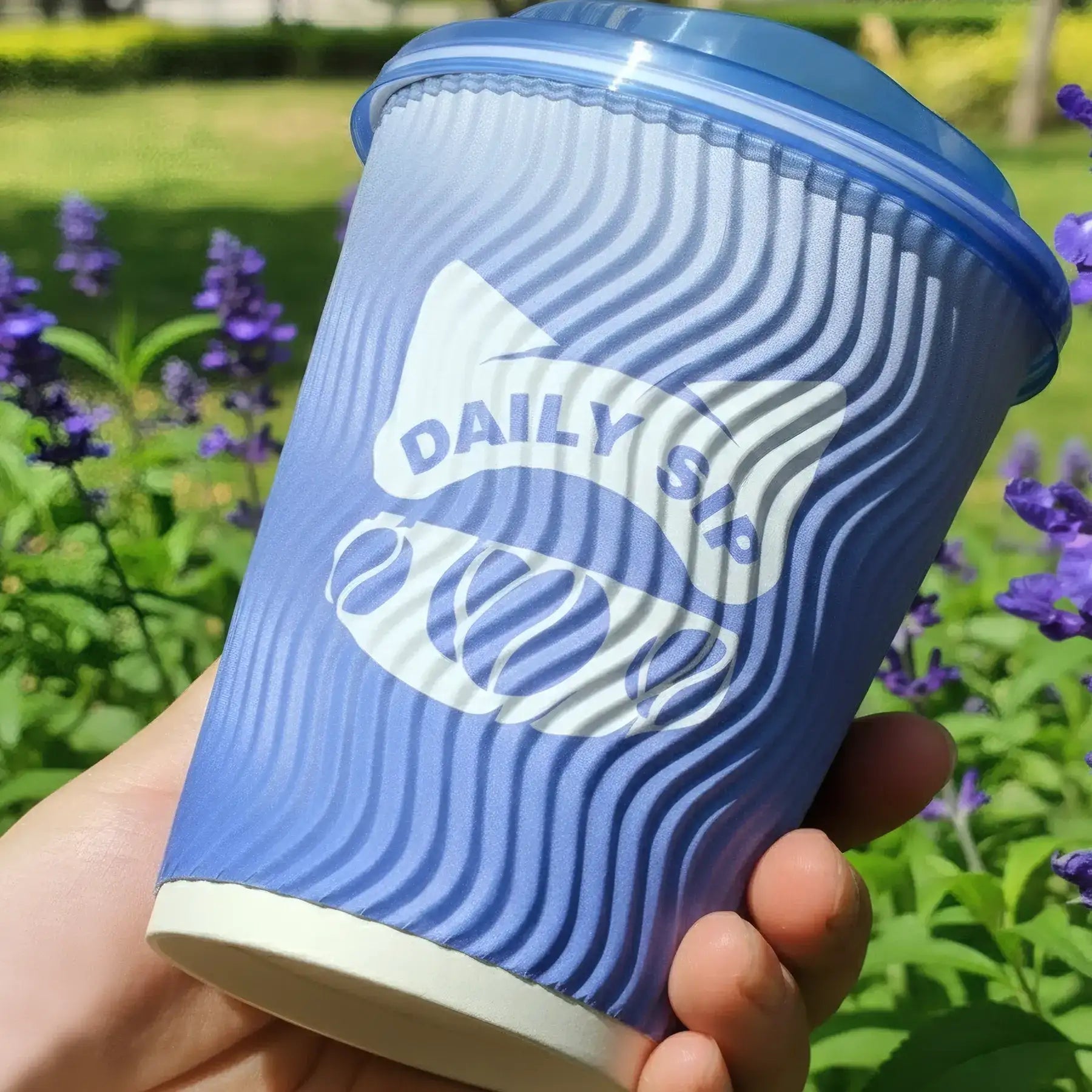 Branded Corrugated Paper Coffee Cups