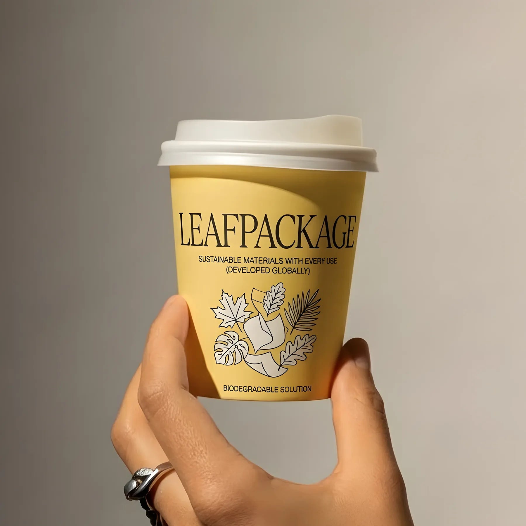 8oz Printed Single Wall Coffee Cups