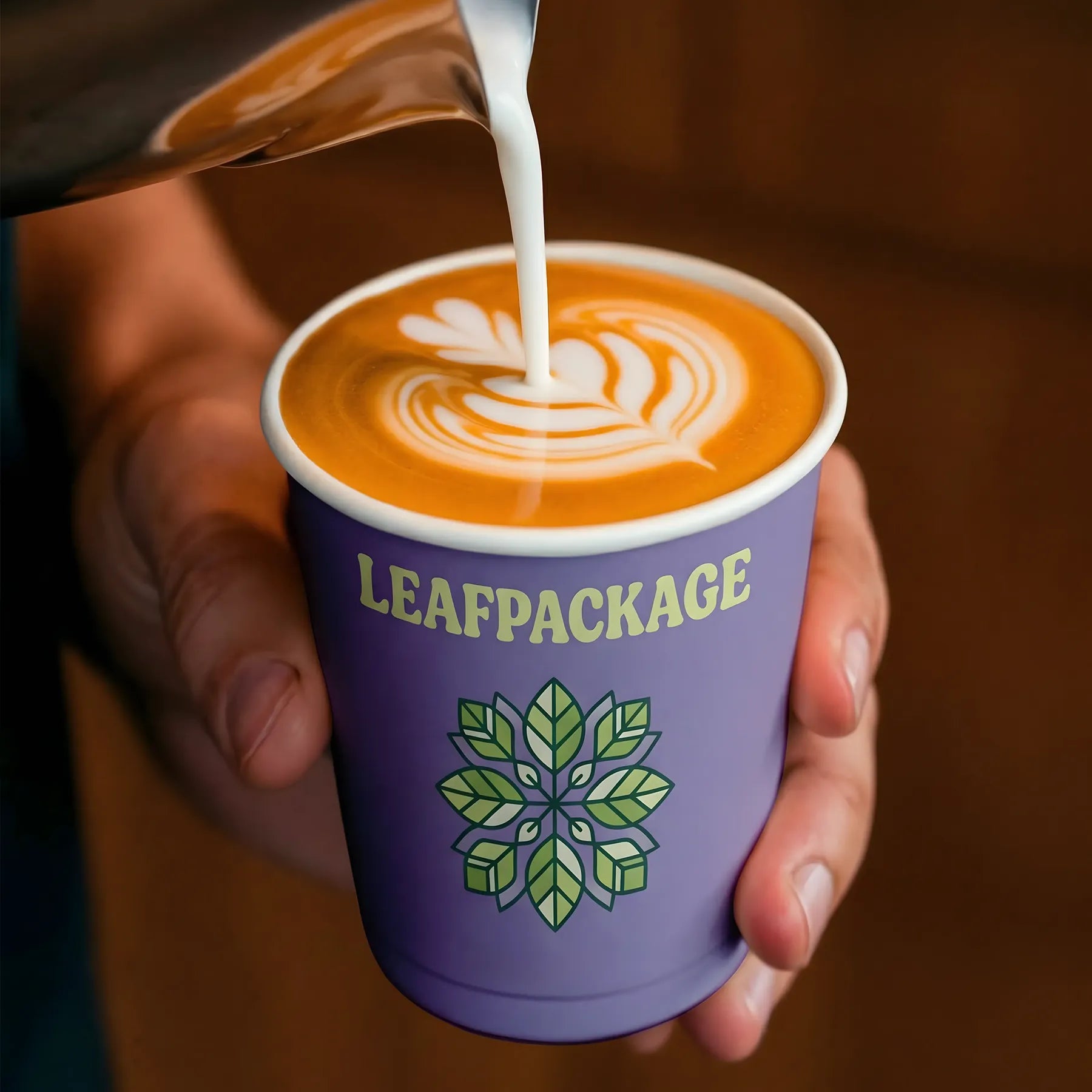 10oz Printed Single Wall Coffee Cups