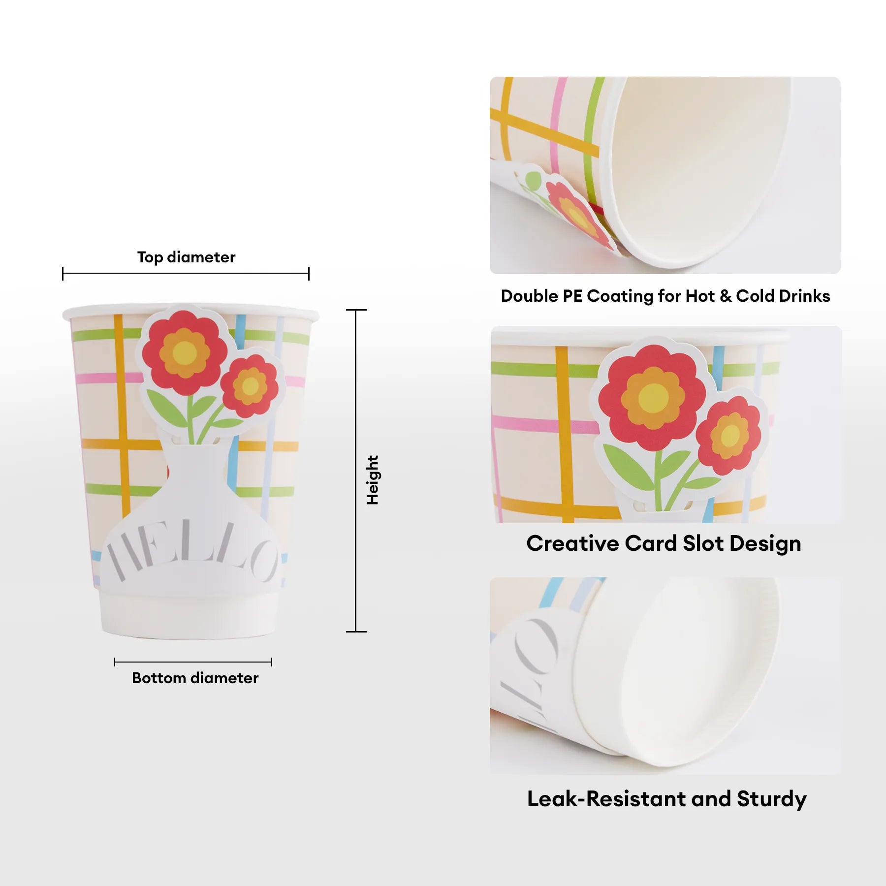 Floral Coffee Cups