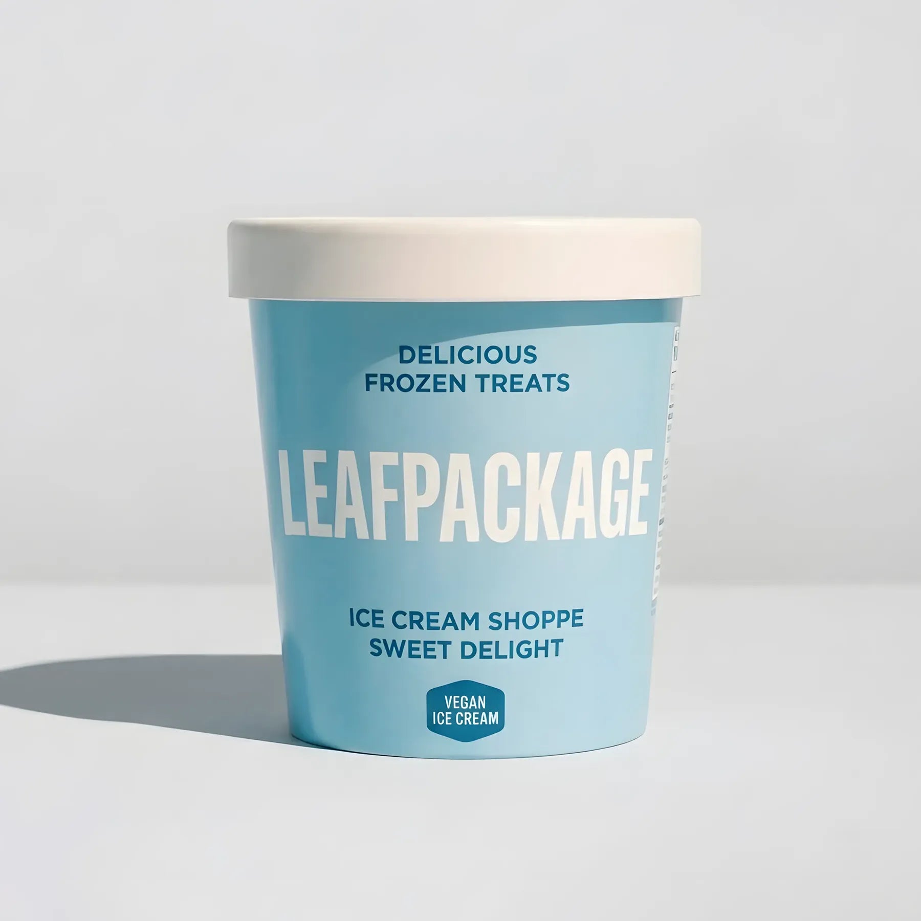 Printed Ice Cream Paper Cup with Paper Lids